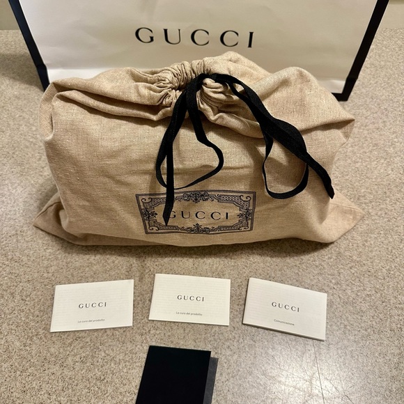NEW!! GUCCI AUTHENTIC  BRAND NEW DIONYSUS DENIM SHOULD BAG - Picture 5 of 17